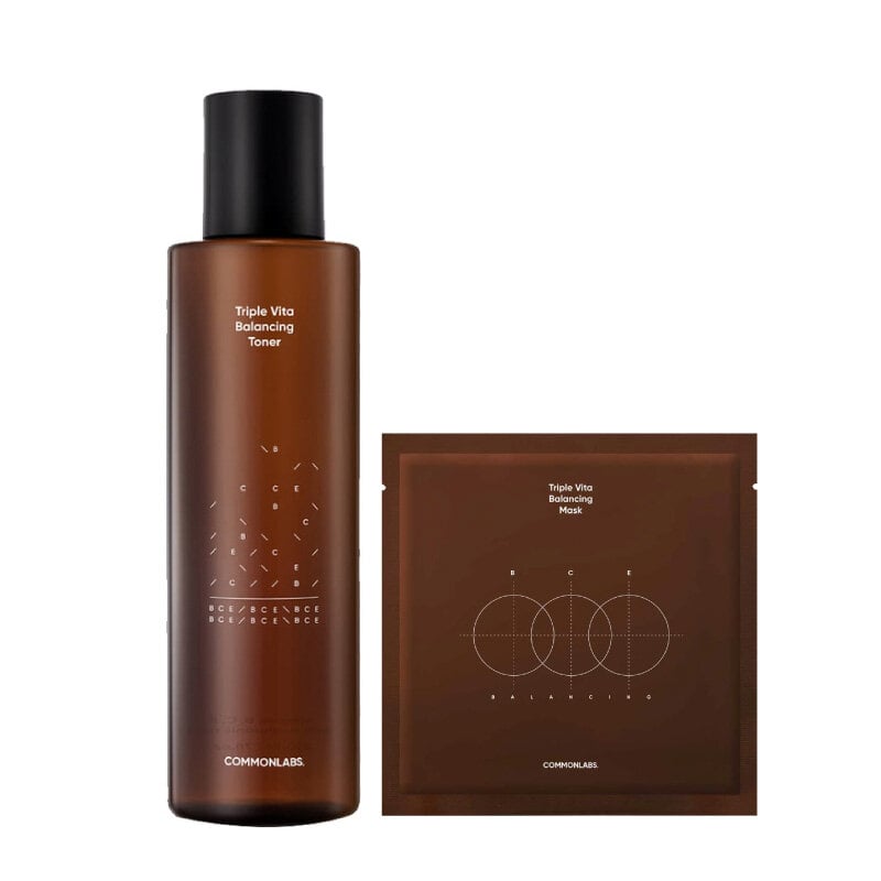 Commonlabs Triple Vita Balancing Duo [ Commonlabs Triple Vita Balancing Toner (210ml) + Commonlabs Triple Vita Balancing Mask (1 sheet)]