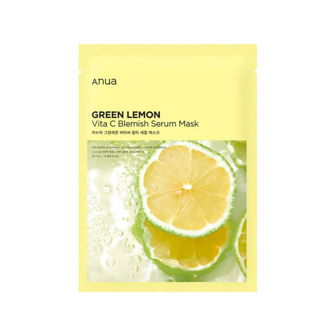 Anua Green Lemon Vita C Blemish Serum Mask (25ml)