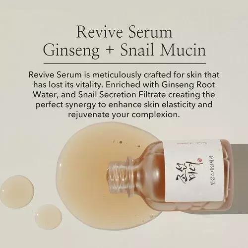 Beauty Of Joseon Ginseng 5pcs Bundle Set [ Ginseng Moist Sun Serum (50ml), Ginseng Cleansing Oil (210ml), Revive Serum : Ginseng + Snail Mucin (30ml), Ginseng Essence Water (150ml), Revive Eye Serum: 
