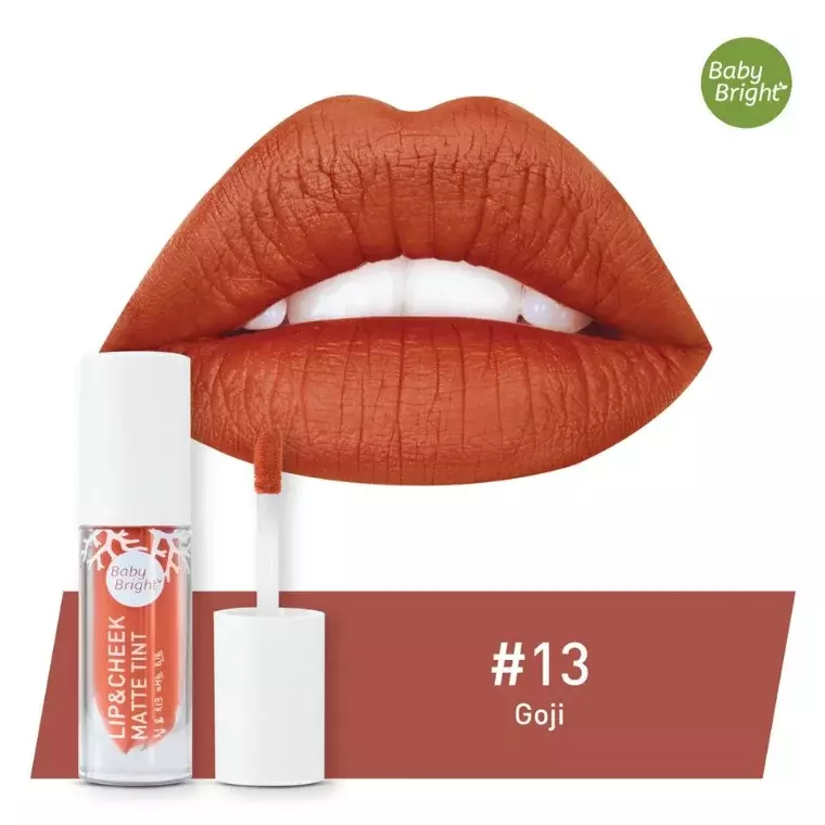 Baby Bright Lip & Cheek Matte Tint #13 Goji (2.4gm)