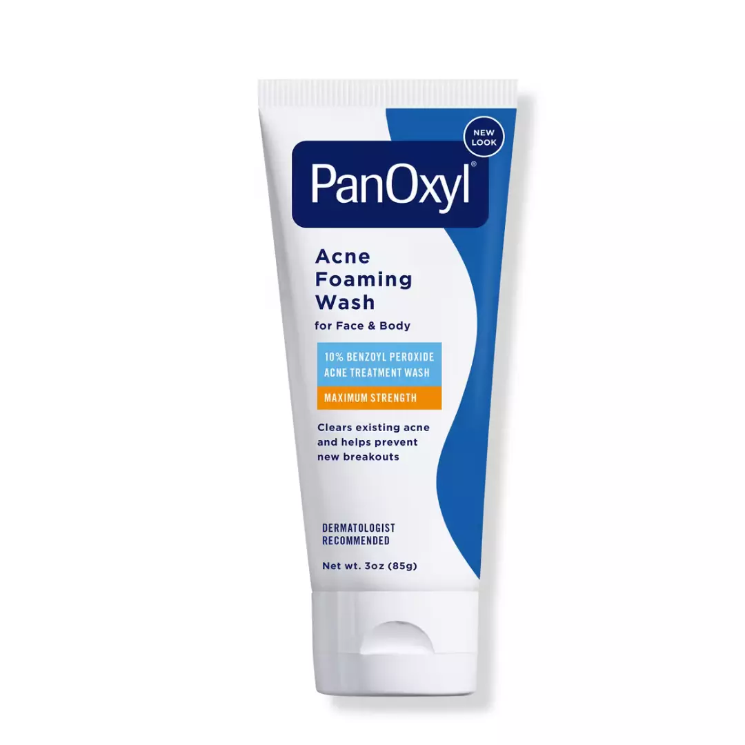 PanOxyl Acne Foaming Wash Benzoyl Peroxide 10% Maximum Strength (85g)