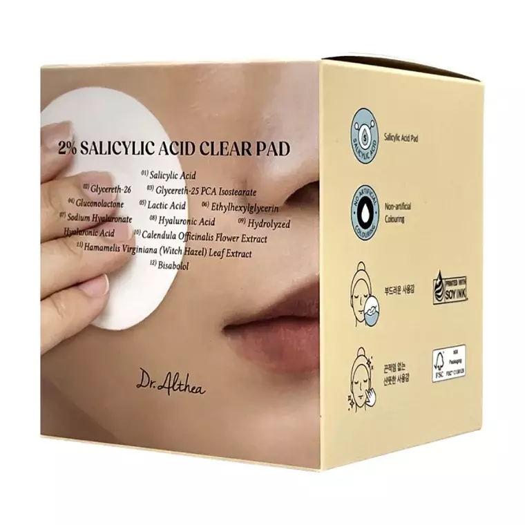 Dr.Althea 2% Salicylic Acid Cleanser Clear Pad (170gm)