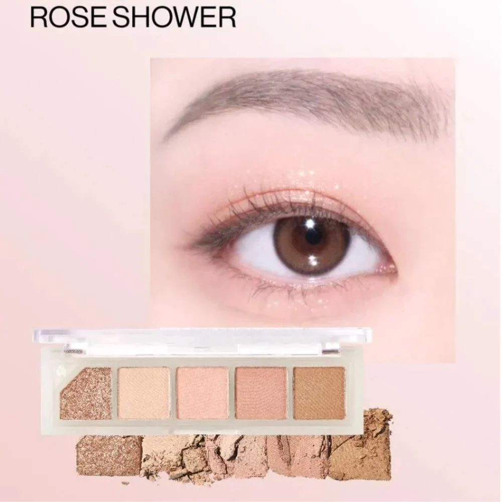 Unleashia Mood Shower Eye Palette - NO.2 ROSE SHOWER