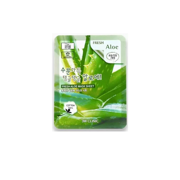 3W Clinic Fresh Aloe Mask Sheet