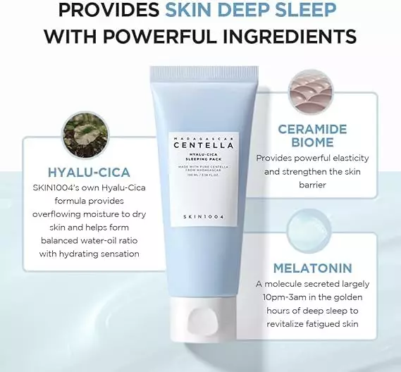 Skin1004 Hyalu-Cica Sleeping Pack (100ml)