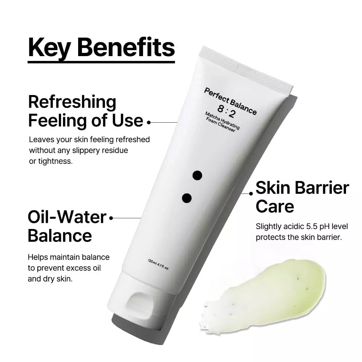 B_LAB Matcha Hydrating Foam Cleanser (120ml)