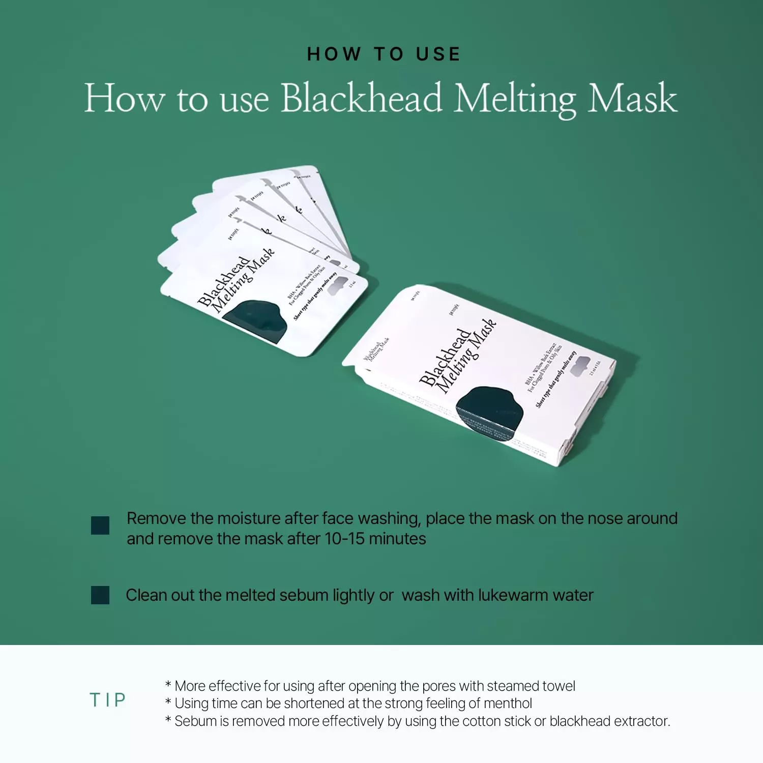 Petitfee Blackhead Melting Mask