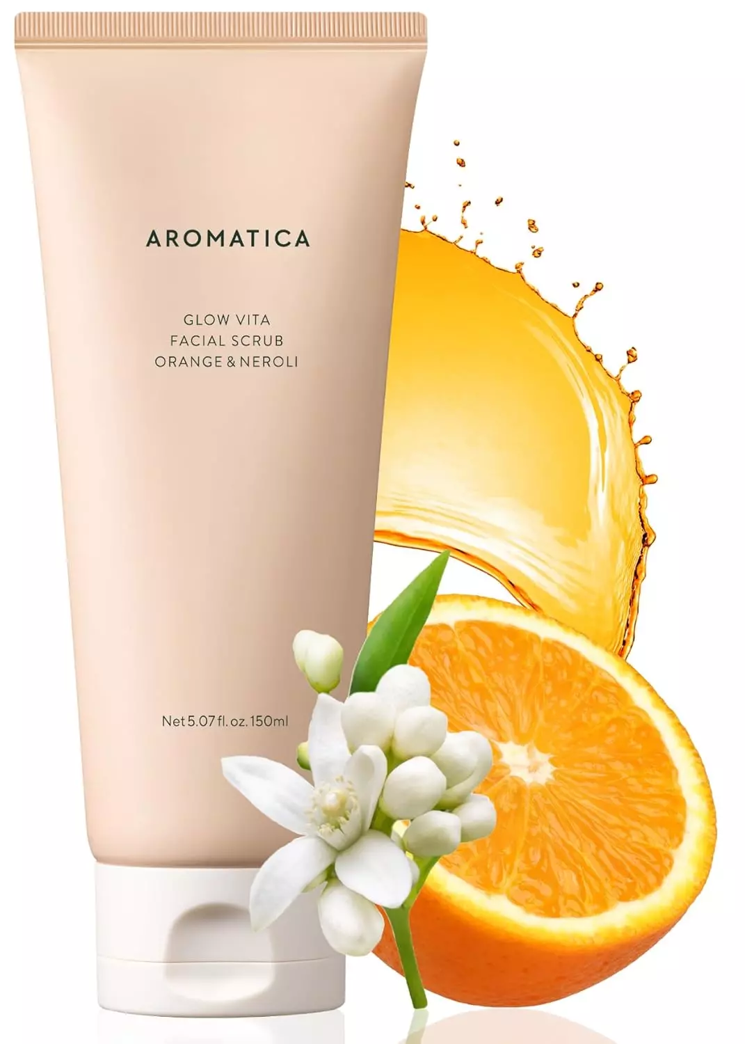 Aromatica Glow Vita Facial Scrub Orange & Neroli (150ml)
