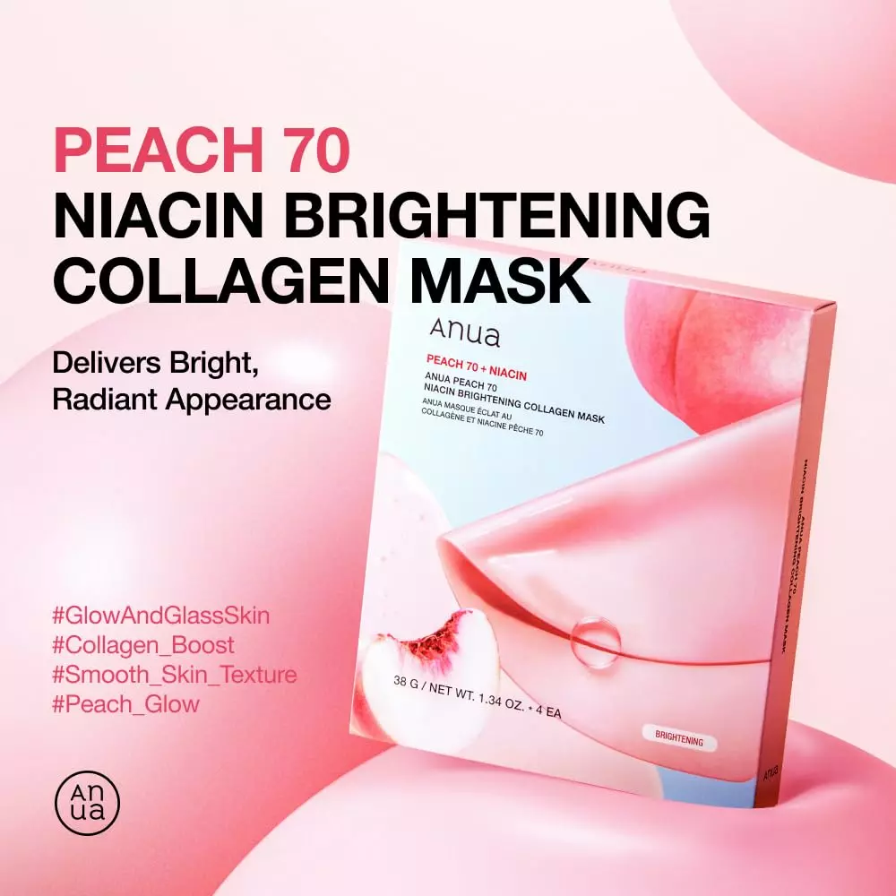 Anua Peach 70 Niacin Brightening Collagen Mask (38g)