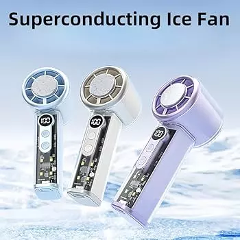 Blink Mech High Speed Folding Handheld Fan (Model;K811) #Purple