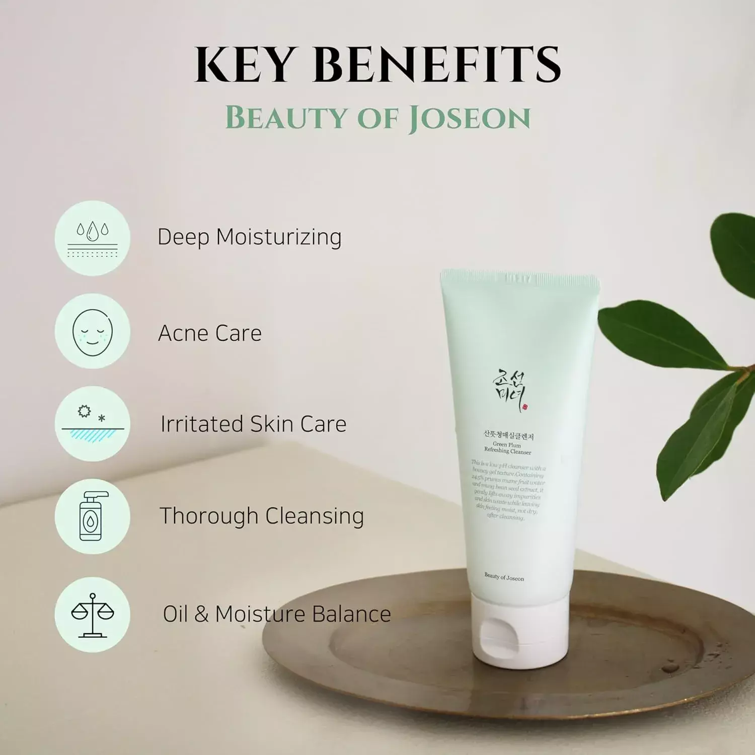 Beauty of Joseon Green Plum Refreshing Cleanser (100ml)