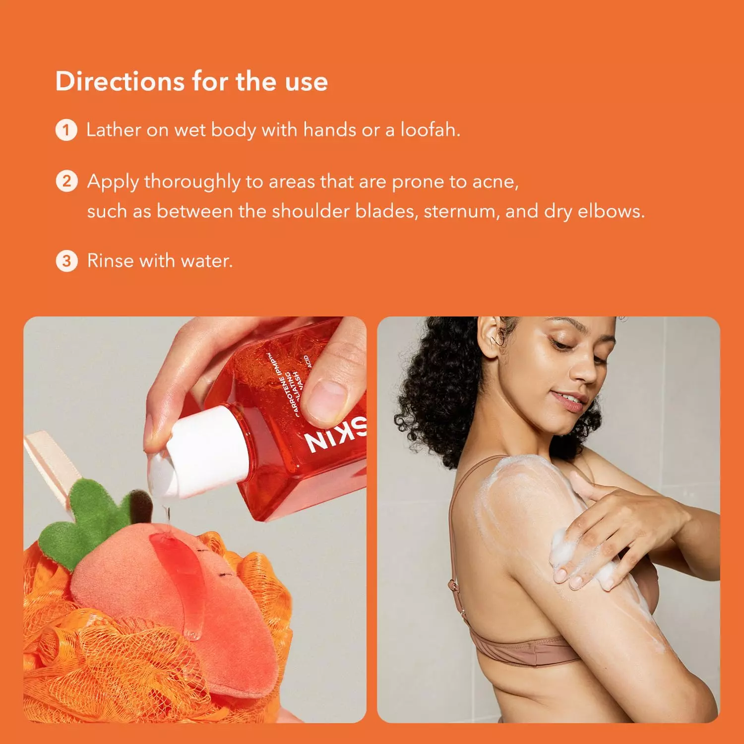 April Skin Carrotene IPMP Exfoliating Body Wash (300ML)(Exp-2026-11-12)