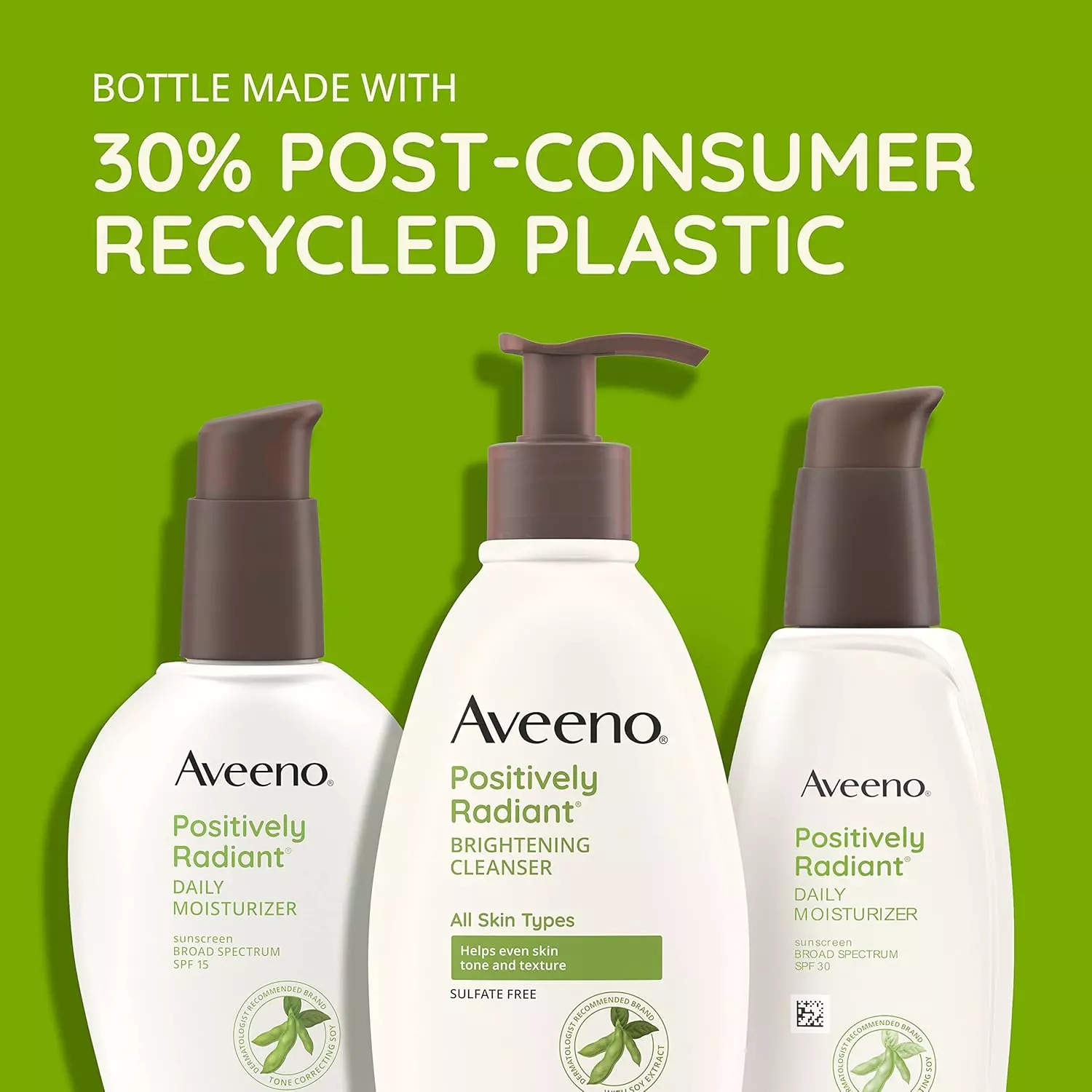 Aveeno Positively Radiant Face Moisturizer Broad Spectrum SPF 15 (118ml)