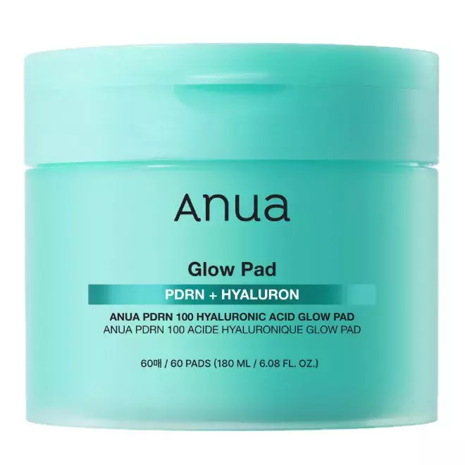 Anua PDRN 100 Hyaluronic Acid Glow Pad 180ml (60 EA)