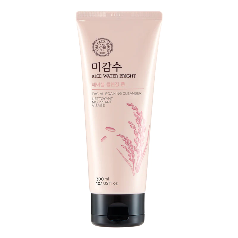 The Face Shop Rice Water Bright Facial Foaming Cleanser 300ml