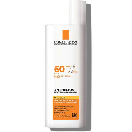 Anthelios Ultra Light Fluid Facial Sunscreen SPF 60(Exp-5-2027)