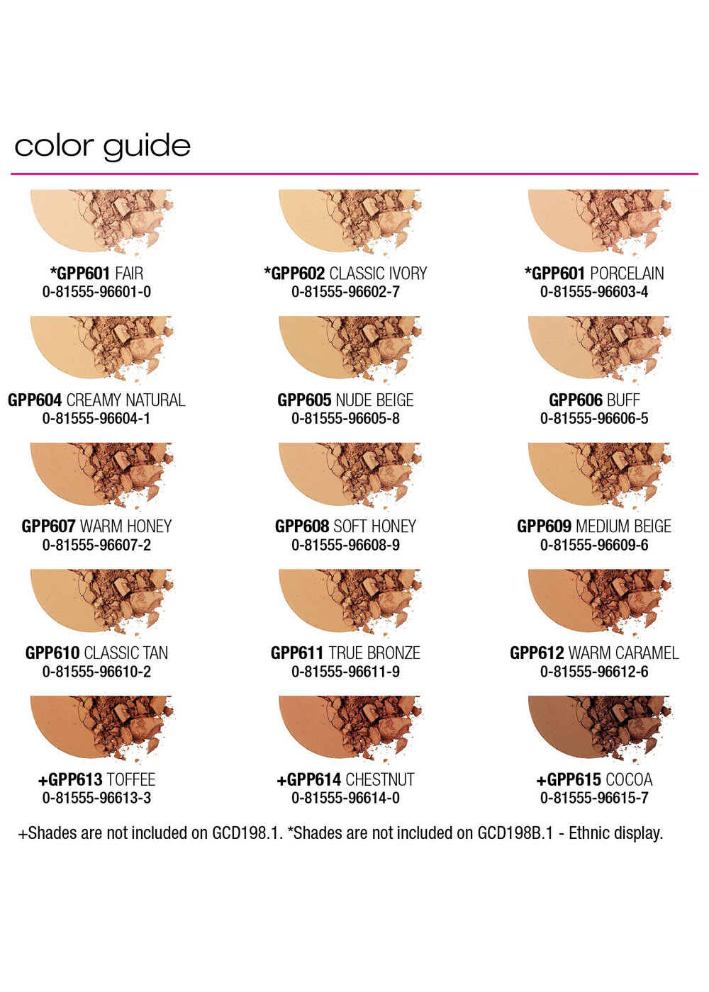 L.A. Girl Pro Face Matte Pressed Powder - GPP602 CLASSIC IVORY