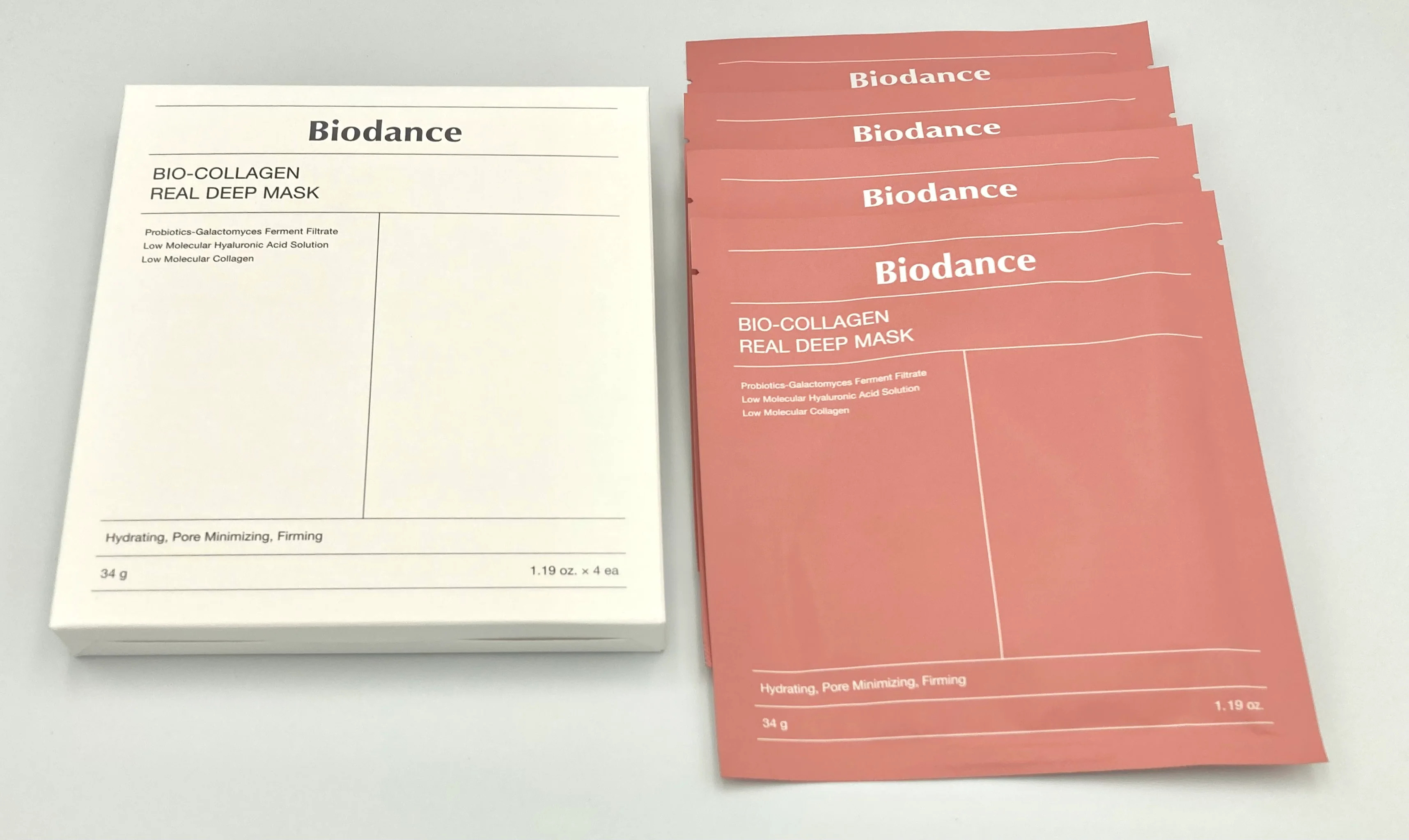 Biodance Bio Collagen Real Deep Mask 34gx4pcs - per box