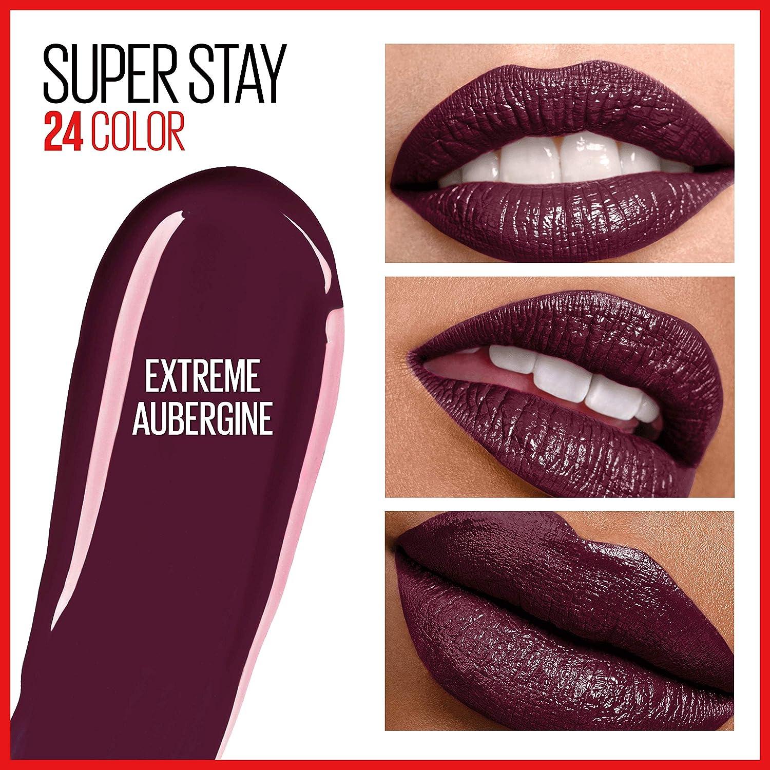 Maybelline Superstay 24 2-Step Liquid Lipstick - EXTREME AUBERGINE