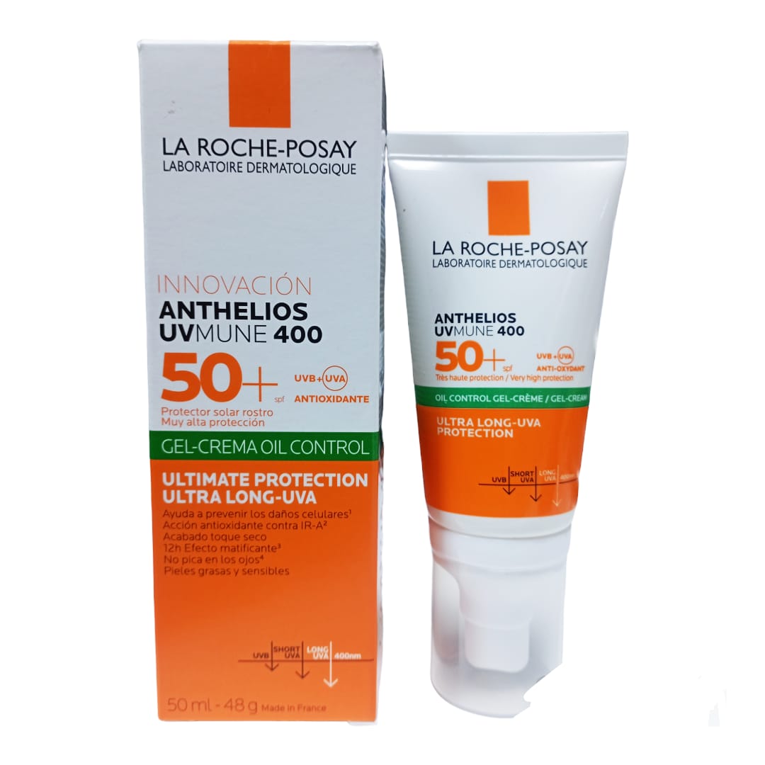 La Roche Posay Anthelios Gel - Creme Oil Control Sans SPF 50+ Perfum 50ml(EXP-4-2026)