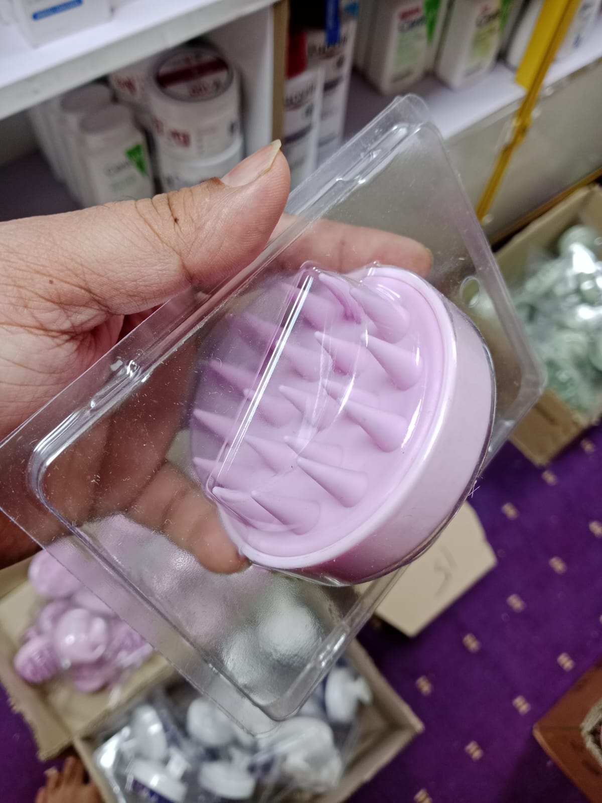 Blink Silicone Hair Scalp Massager - PINK