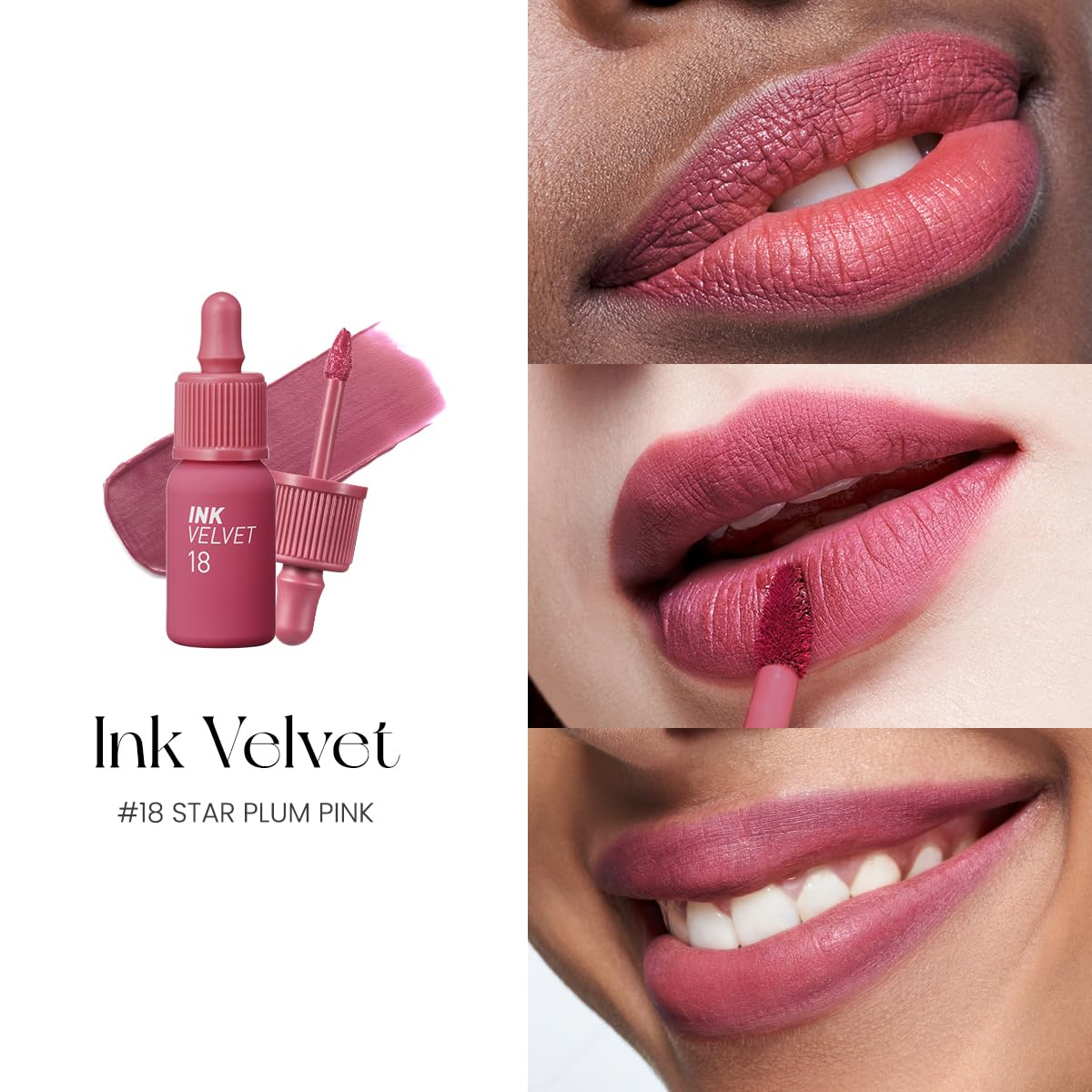 Peripera Ink Velvet Lip Tint #18 STAR PLUM PINK (4g)