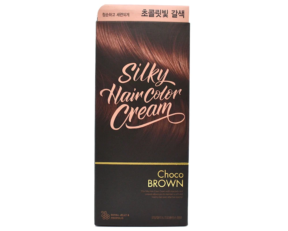 The Face Shop Silky Hair Color Cream - CHOCO BROWN