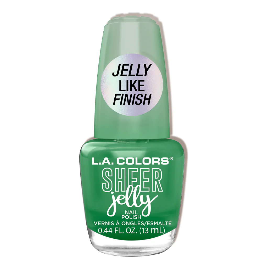 L.A. Colors Sheer Jelly Polish - CNL726 GREEN TEA