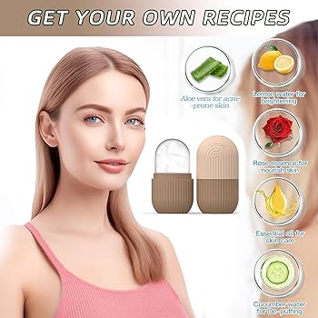Blink Silicone & Face Ice Roller- Brown 
