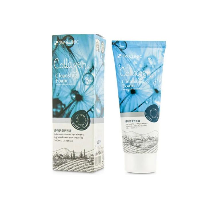 Purchase worth 1500 QAR of 3W Clinic Collagen Cleansing Foam to get this gift