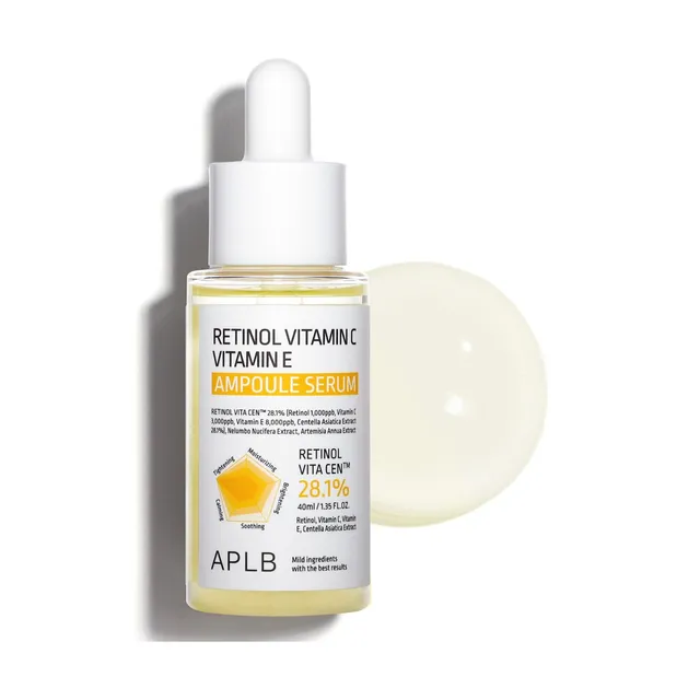 Aplb Retinol Vitamin C Vitamin E Ampoule Serum (40ml)