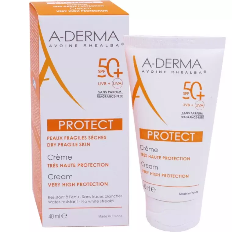 A-Derma Protect Fragance Free Cream Spf50+ (40ml)