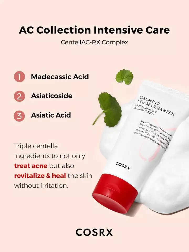 Cosrx AC Collection Calming Foam Cleanser (150ml)