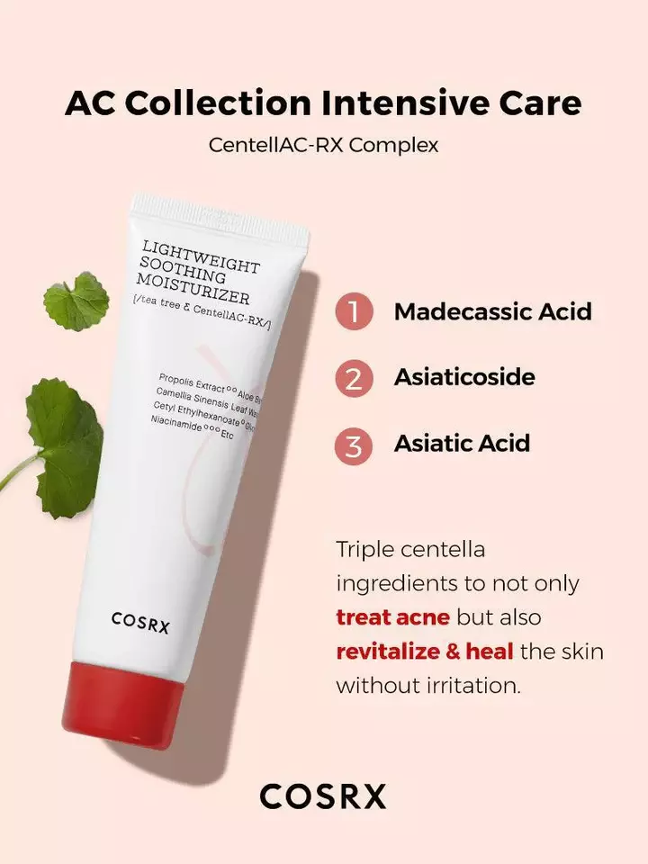 Cosrx AC Collection Lightweight Soothing Moisturizer (80ml)