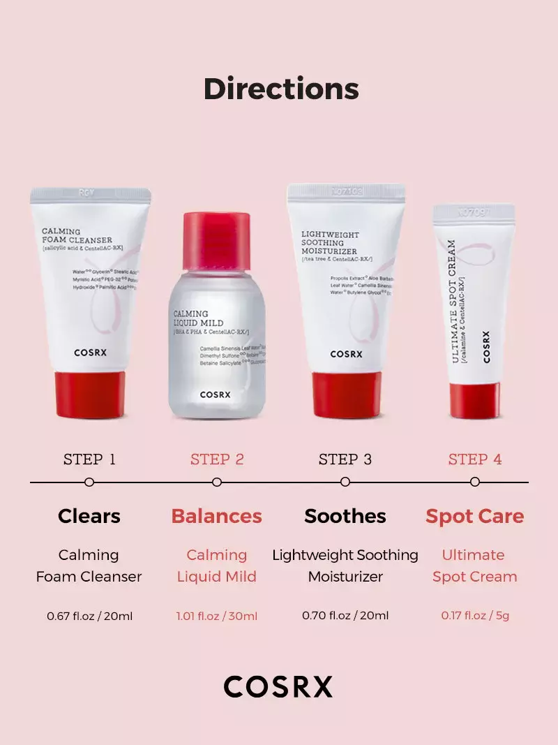 Cosrx Acne Hero Kit-Mild (75g)