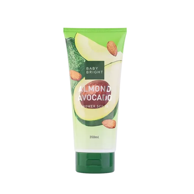 Baby Bright Almond Avocado Shower Scrub (350ml)