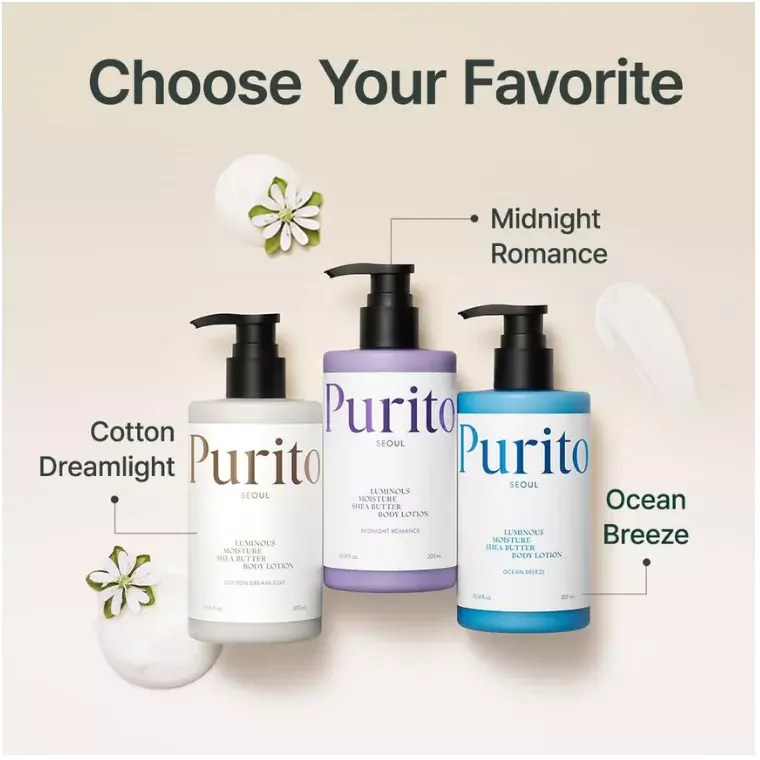 Purito Luminous Moisture Shea Butter Body Lotion (300ml)