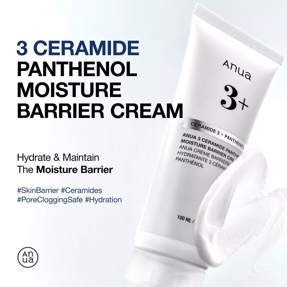 Anua  3+ Ceramide Panthenol Moisture Barrier Cream (100ml)