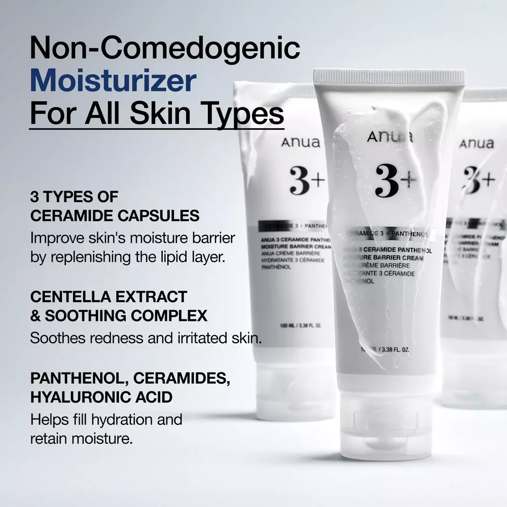 Anua  3+ Ceramide Panthenol Moisture Barrier Cream (100ml)
