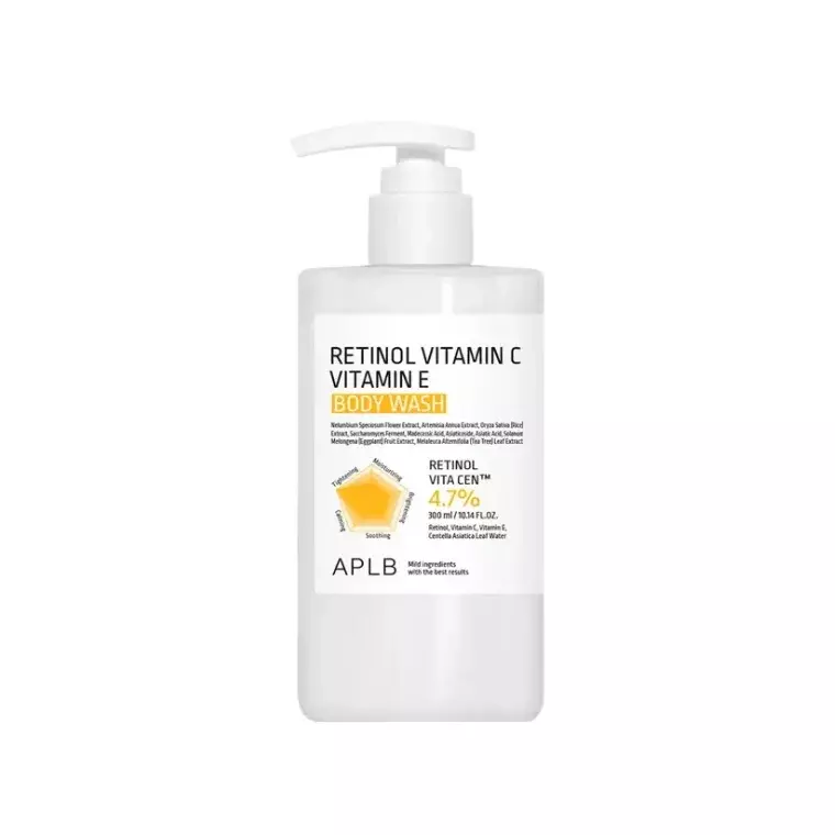 APLB Retinol Vitamin C Vitamin E 4.7% Body Wash (300ml)