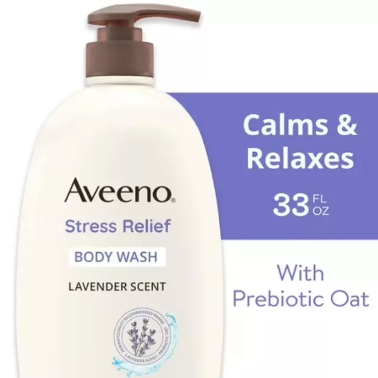 Aveeno Stress Relief Body Wash with Lavender (975ml)