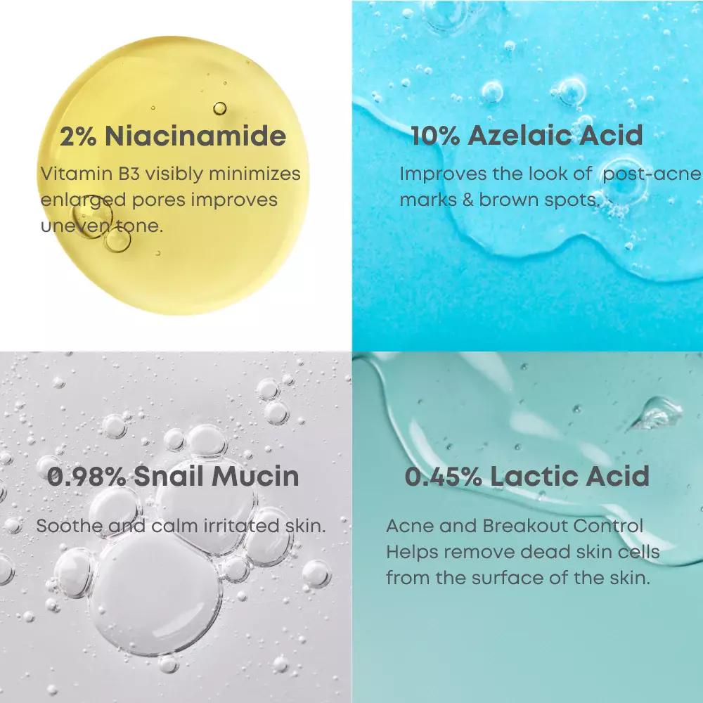 Nine Less A-Control 10% Azelaic Acid Serum (2ml)