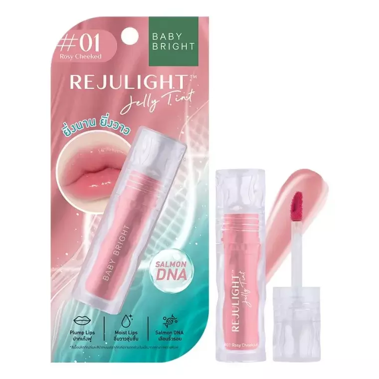 Baby Bright Rejulight Jelly Lip Tint #01 Rosy Cheeked (3gm)