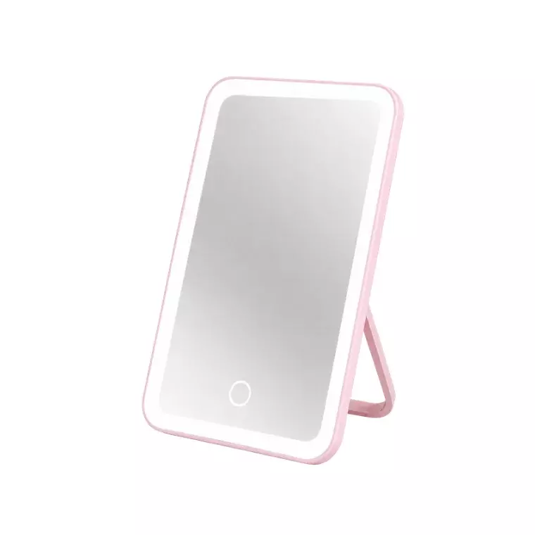 Blink Desktop Led Mirror #Pink