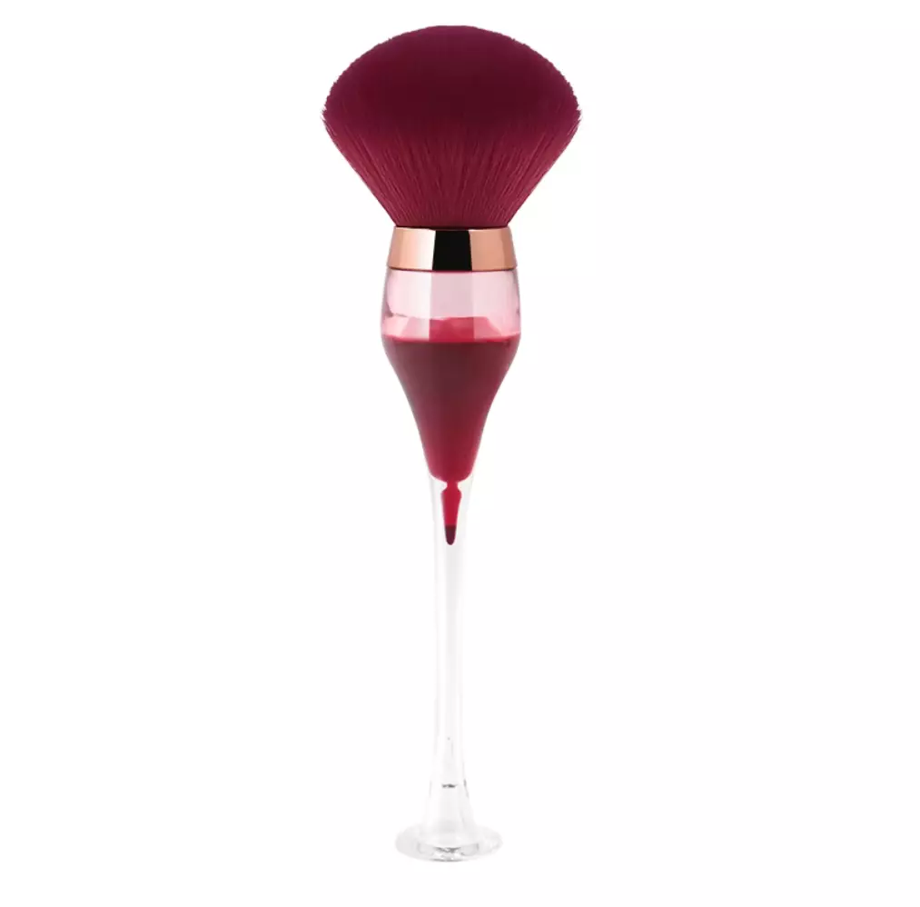 Blink Makeup Brush Unique Appearance Powder Brush# Wine Red