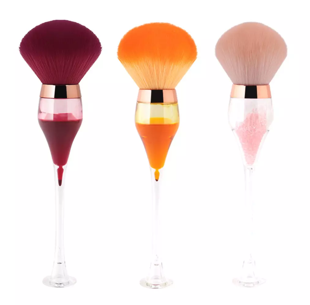 Blink Makeup Brush Unique Appearance Powder Brush# Wine Red