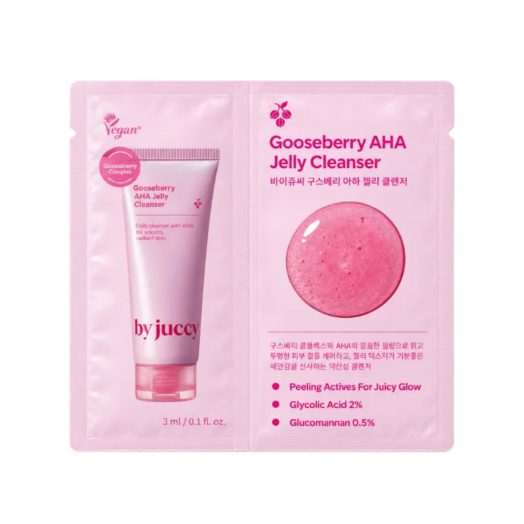 Purchase worth 195QAR of by juccy Gooseberry AHA Jelly Cleanser (3ml) get this gift