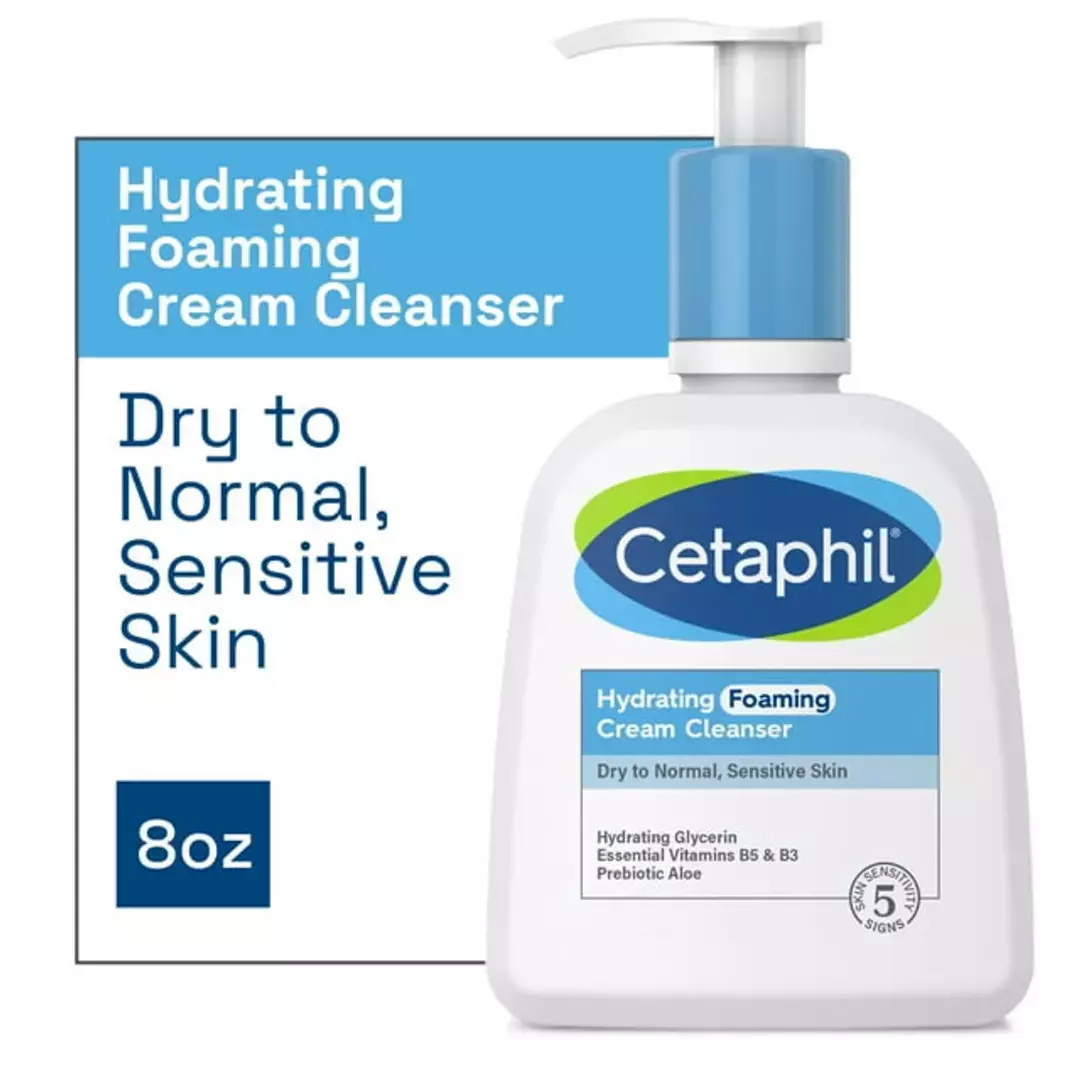 Cetaphil Hydrating Foaming Cream Cleanser (237ml)