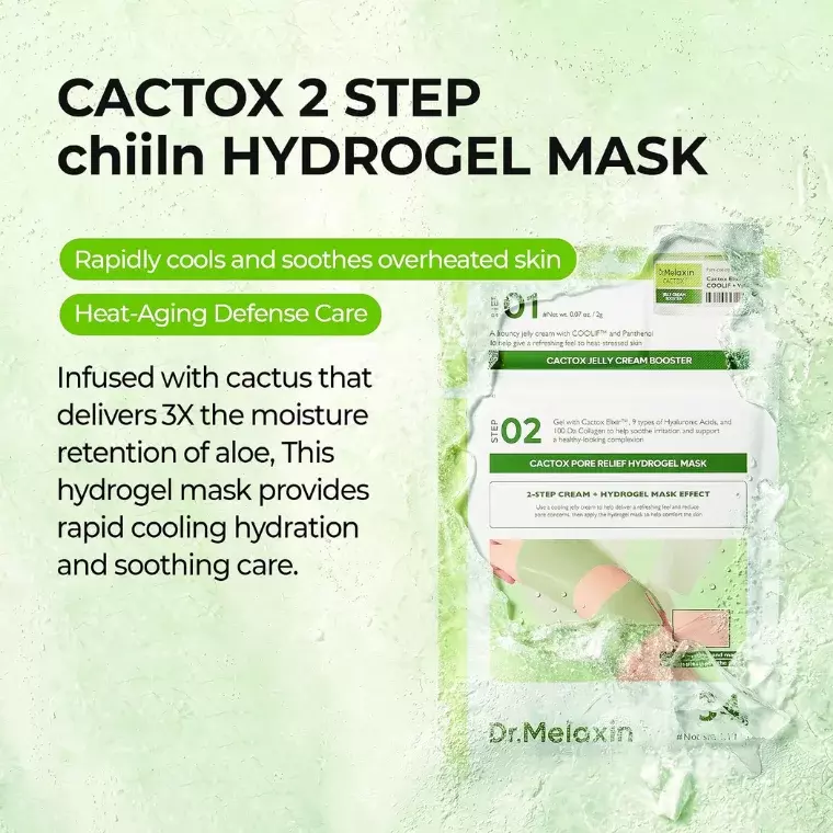 Dr. Melaxin Cactox Pore Relief Jelly Cream Hydrogel Mask (34gm)