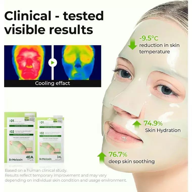 Dr. Melaxin Cactox Pore Relief Jelly Cream Hydrogel Mask (34gm)